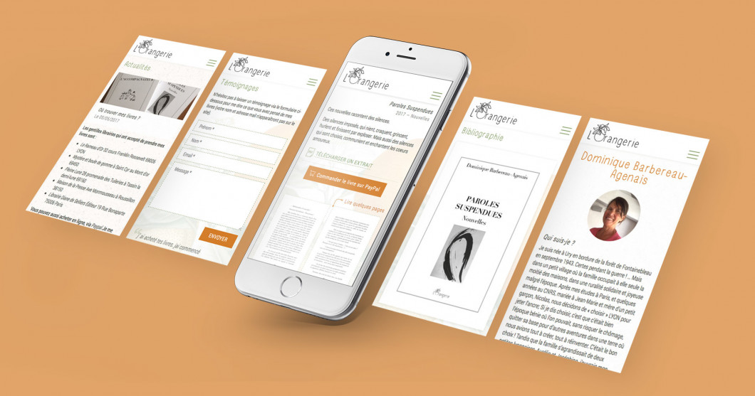 L'Orangerie : Un site one page