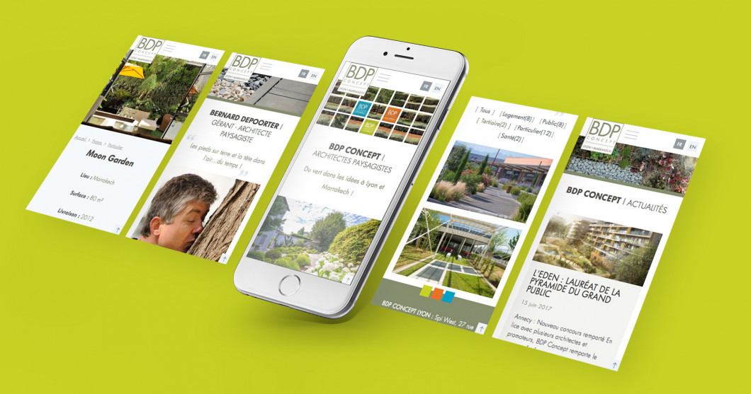 BDP Concept : Un site adaptatif sur tous les appareils